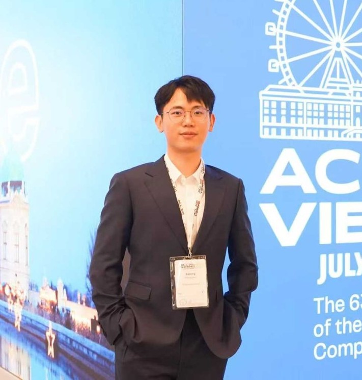 Baining Zhao at ACL 2025 in Vienna